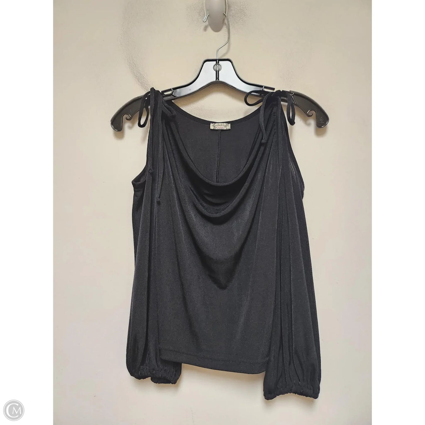 Top Long Sleeve By Free People In Black, Size: S