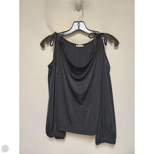 Top Long Sleeve By Free People In Black, Size: S