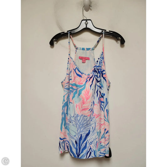 Top Sleeveless Designer By Lilly Pulitzer In Coral, Size: M