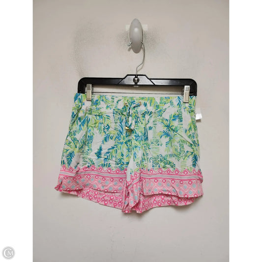 Shorts Designer By Lilly Pulitzer In Blue & Green, Size: S