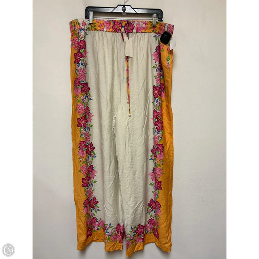 Pants Wide Leg By Skies Are Blue In Floral Print, Size: 2x
