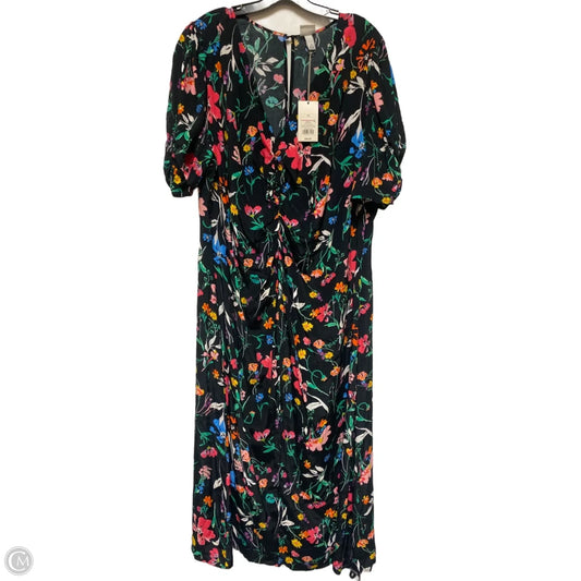 Dress Casual Maxi By A New Day In Floral Print, Size: 1x
