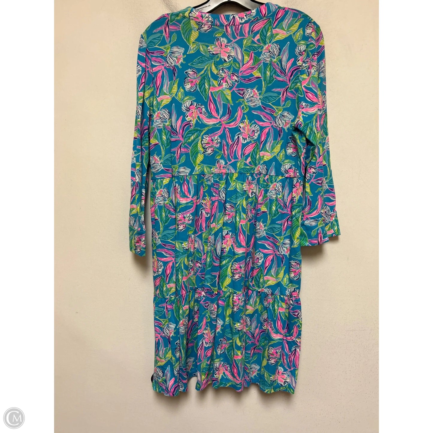 Dress Designer By Lilly Pulitzer In Blue & Pink, Size: M