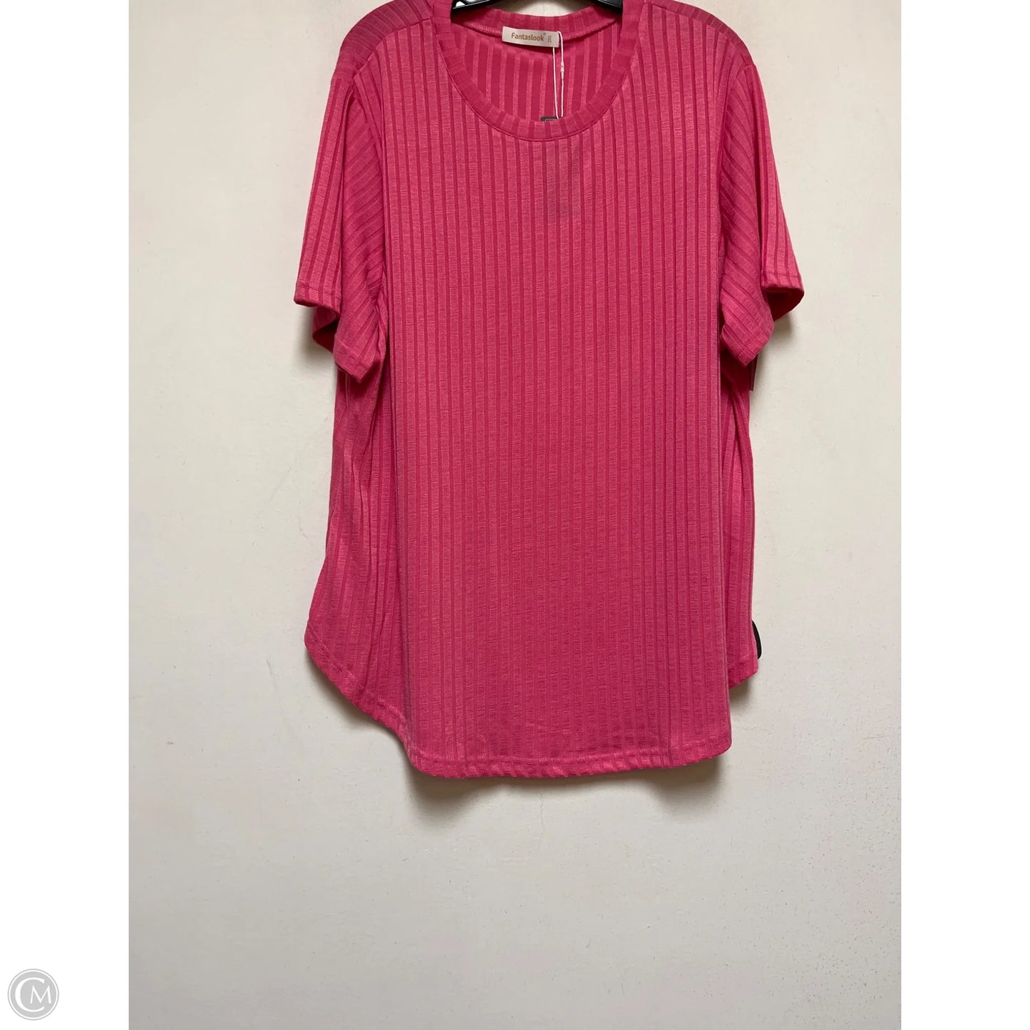 Top Short Sleeve By Clothes Mentor In Pink
