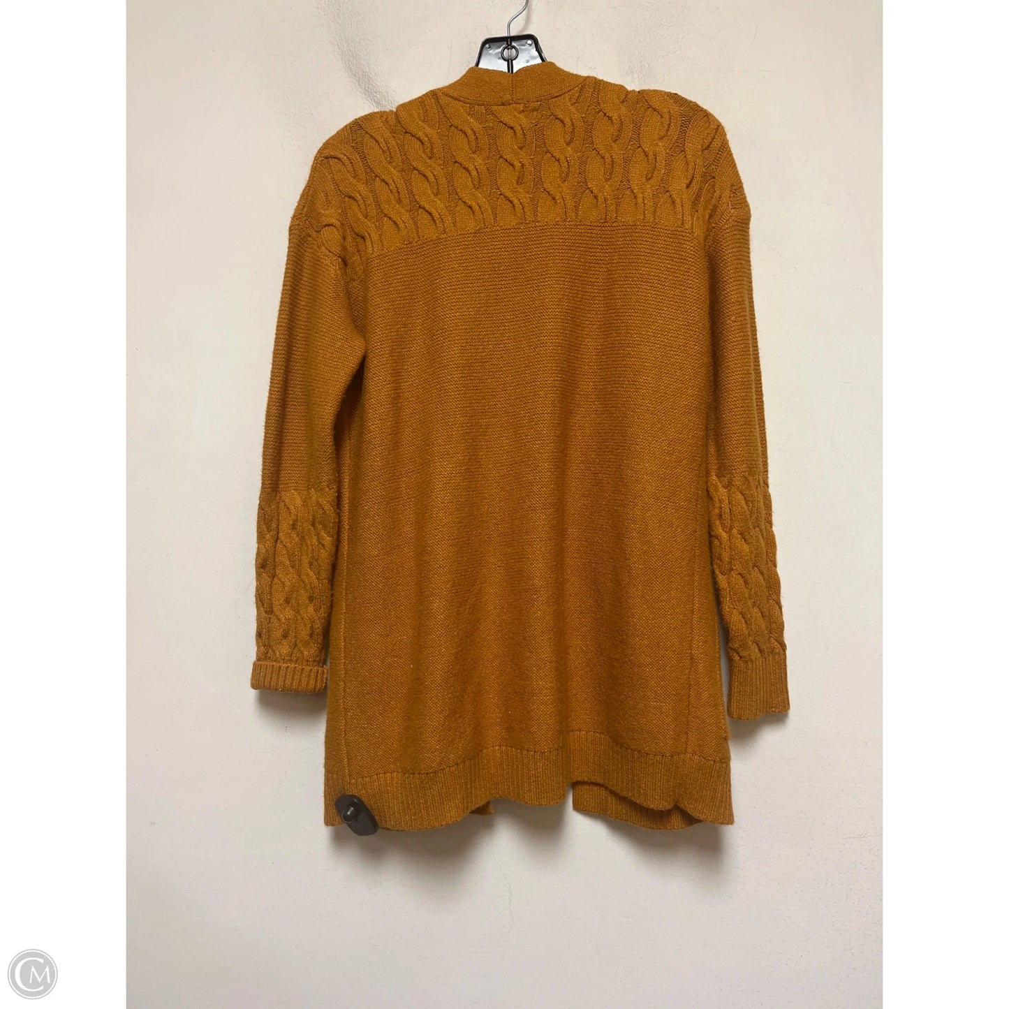 Sweater Cardigan By Lucky Brand In Copper, Size: Xs
