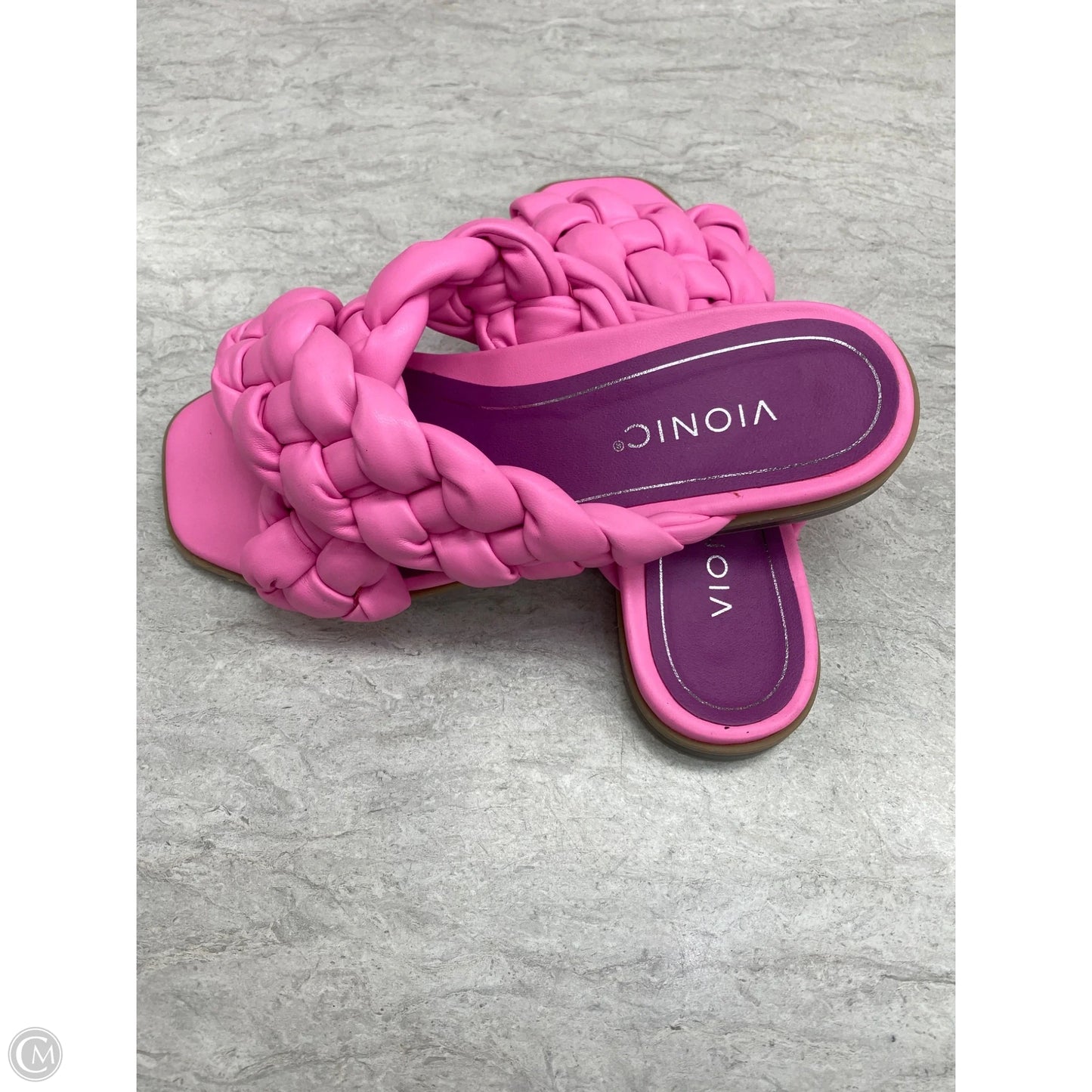 Sandals Flats By Vionic In Pink, Size: 8