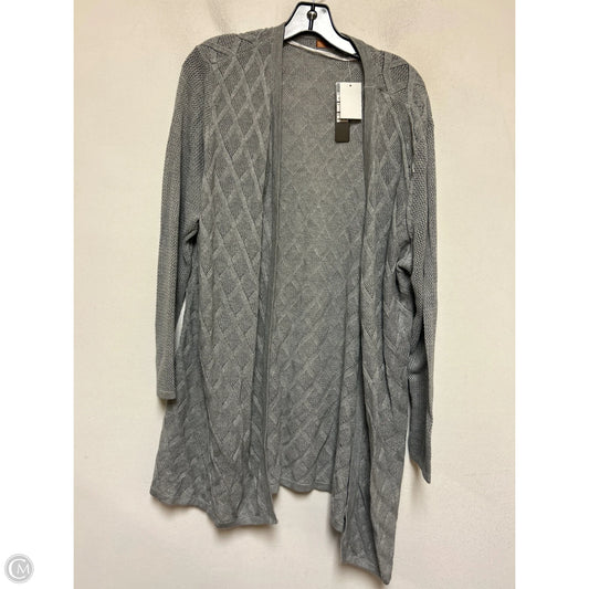 Cardigan By Belldini In Grey, Size: 3x