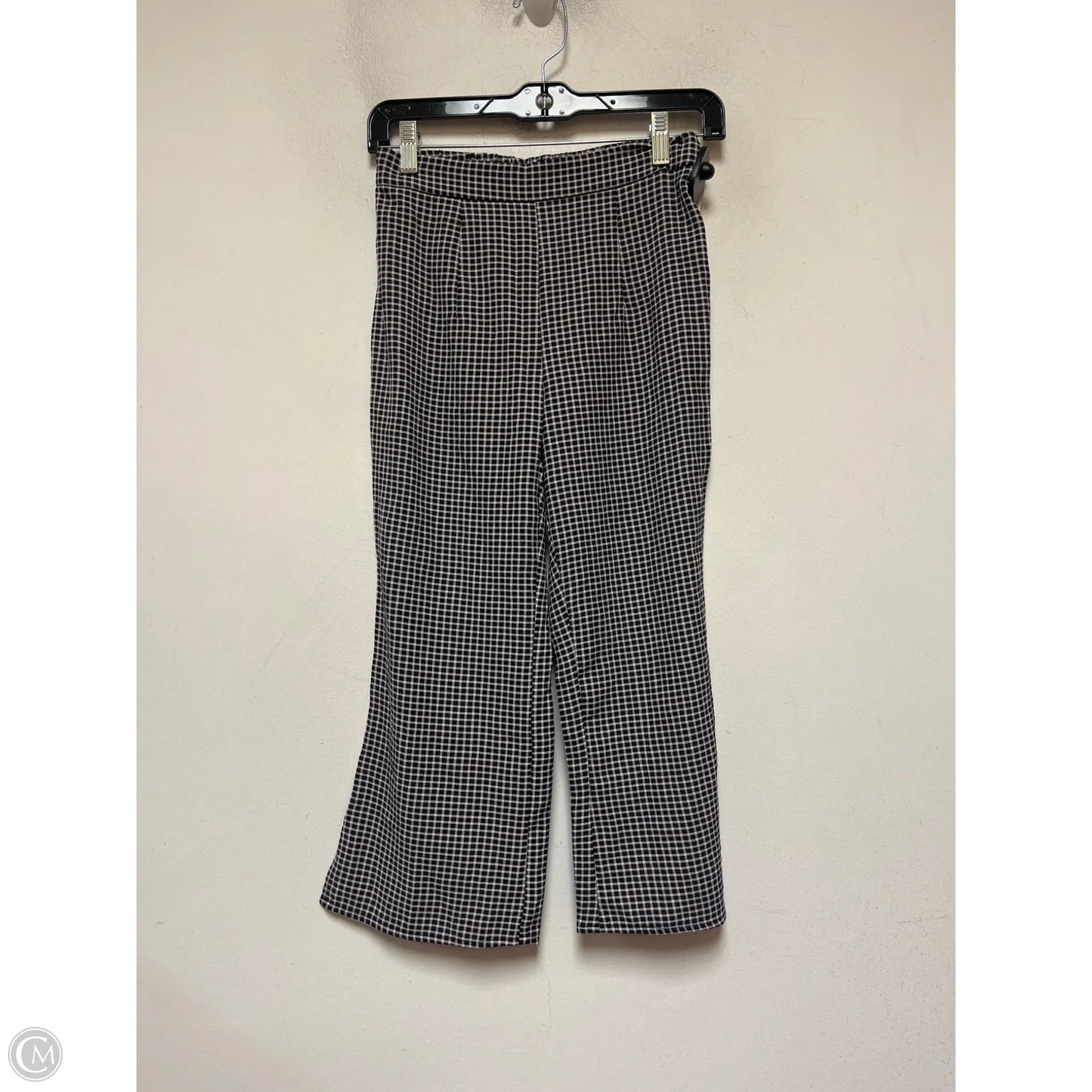 Pants Set 2pc By Good Luck Gem In Plaid Pattern, Size: S
