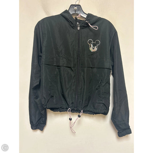Jacket Windbreaker By Disney Store In Black, Size: S