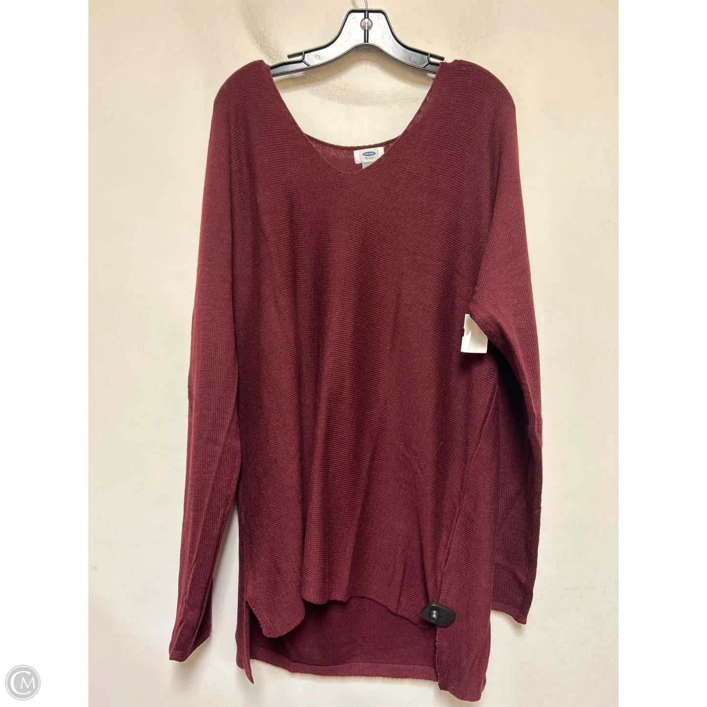 Sweater By Old Navy In Maroon, Size: Xxl
