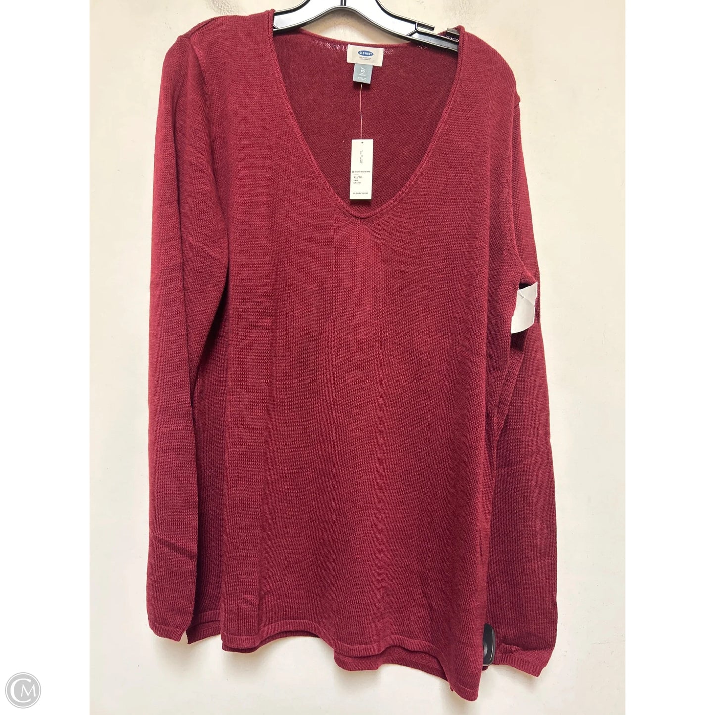 Sweater By Old Navy In Red, Size: Xl
