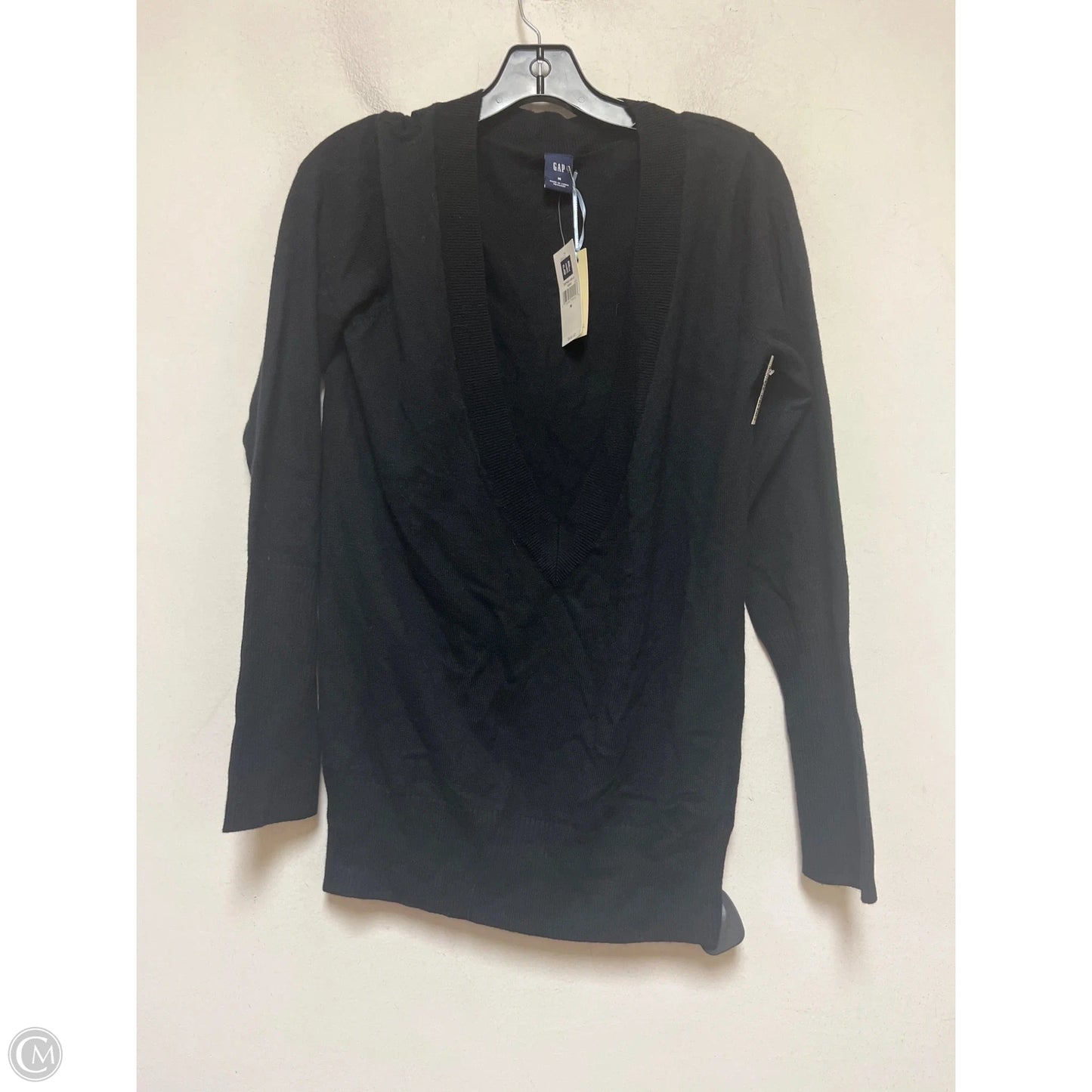 Sweater By Gap In Black, Size: M