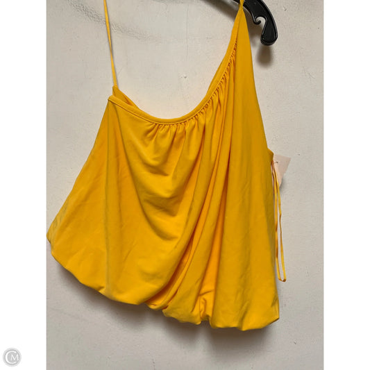 Top Sleeveless By Express In Yellow, Size: Xs