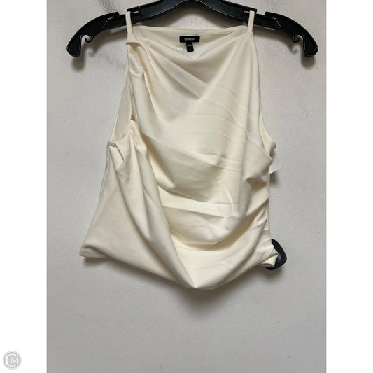 Top Sleeveless By Express In Ivory, Size: S