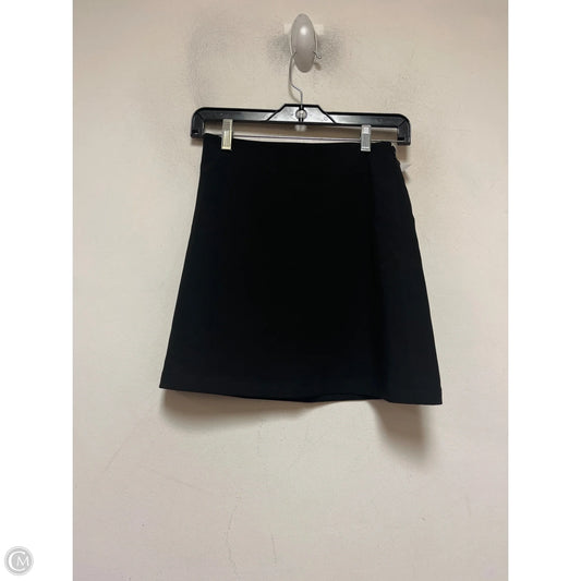 Skirt Mini & Short By Clothes Mentor In Black, Size: Xs