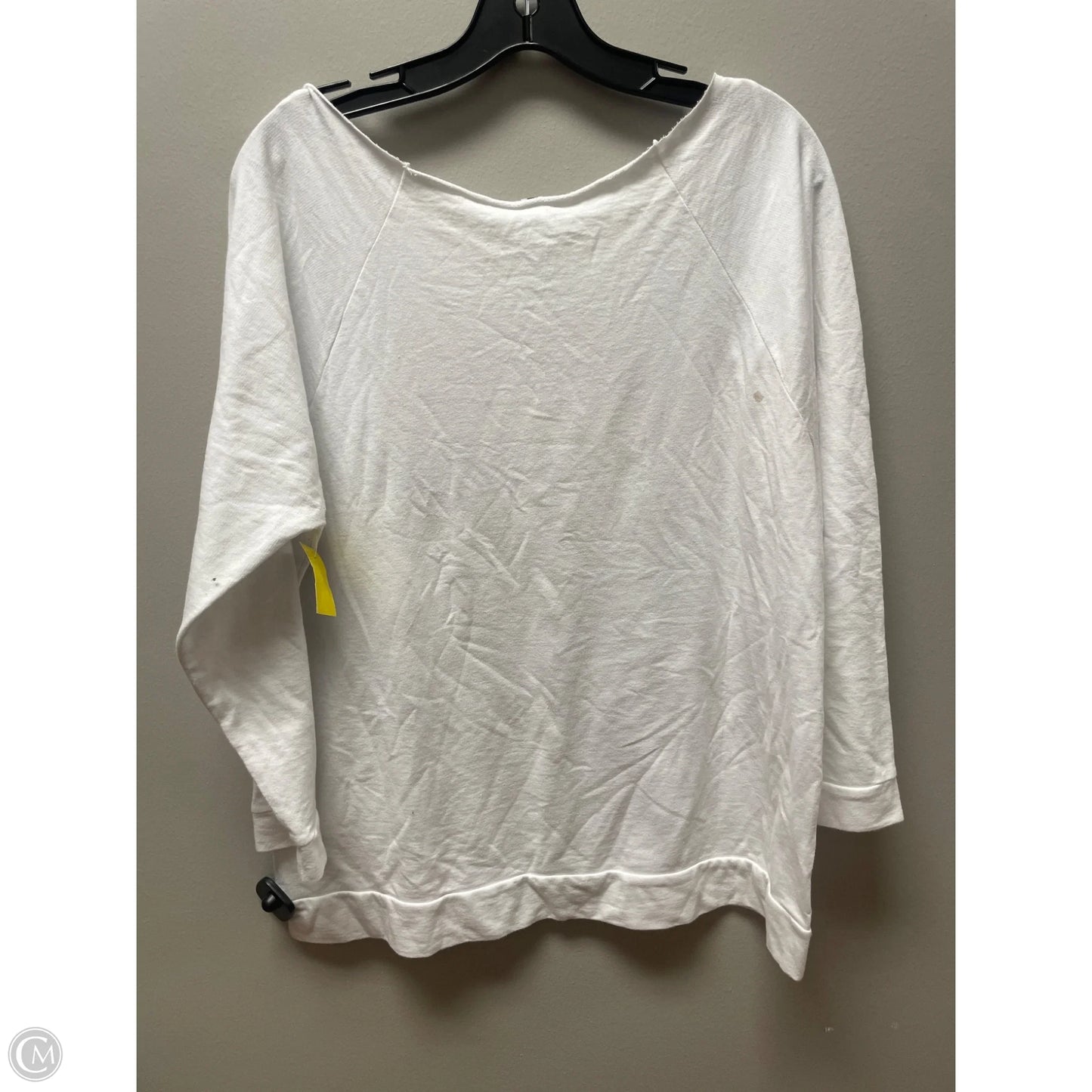 Top Long Sleeve By Disney In Red & White, Size: Xl