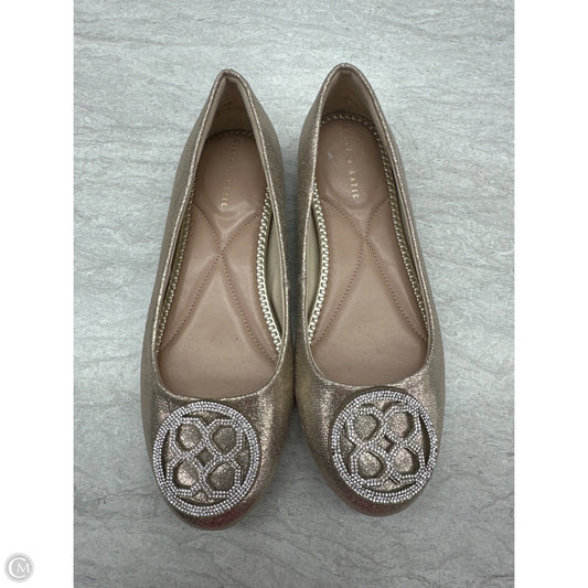 Shoes Flats By Kelly And Katie In Gold, Size: 6.5