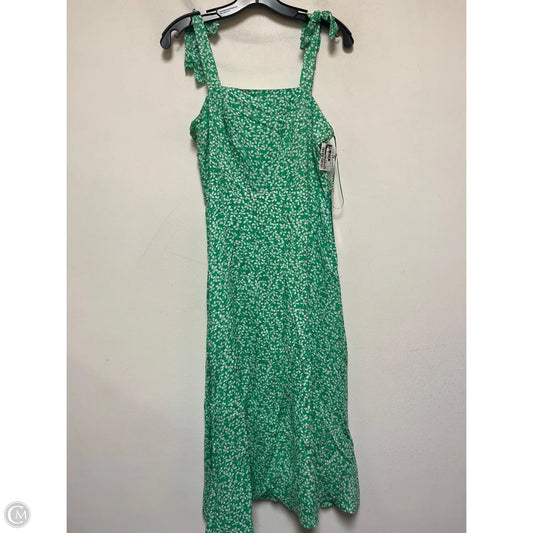 Dress Casual Midi By Draper James Rsvp In Green & White, Size: S