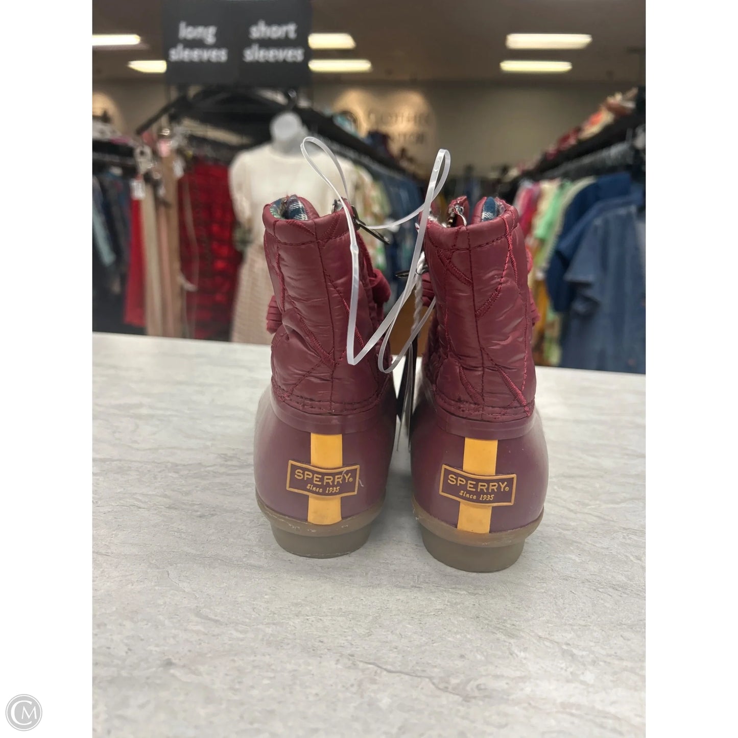 Boots Rain By Sperry In Maroon, Size: 6.5