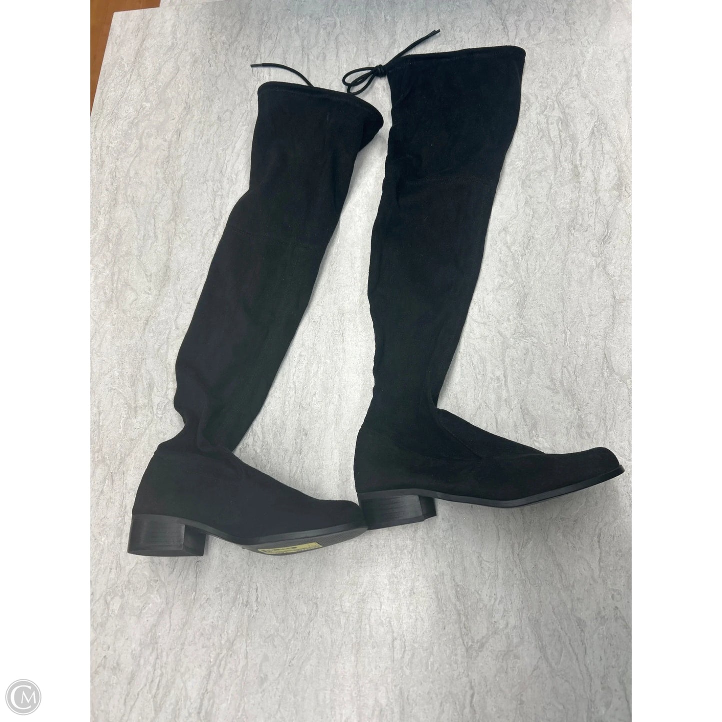 Boots Over-the-knee Flats By Charles By Charles David In Black, Size: 6