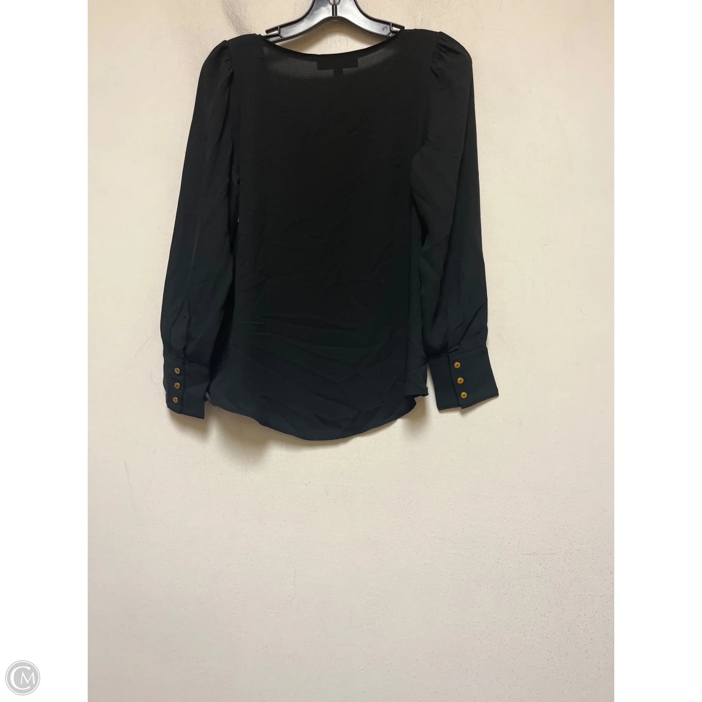 Top Long Sleeve By Loft In Black, Size: Xsp