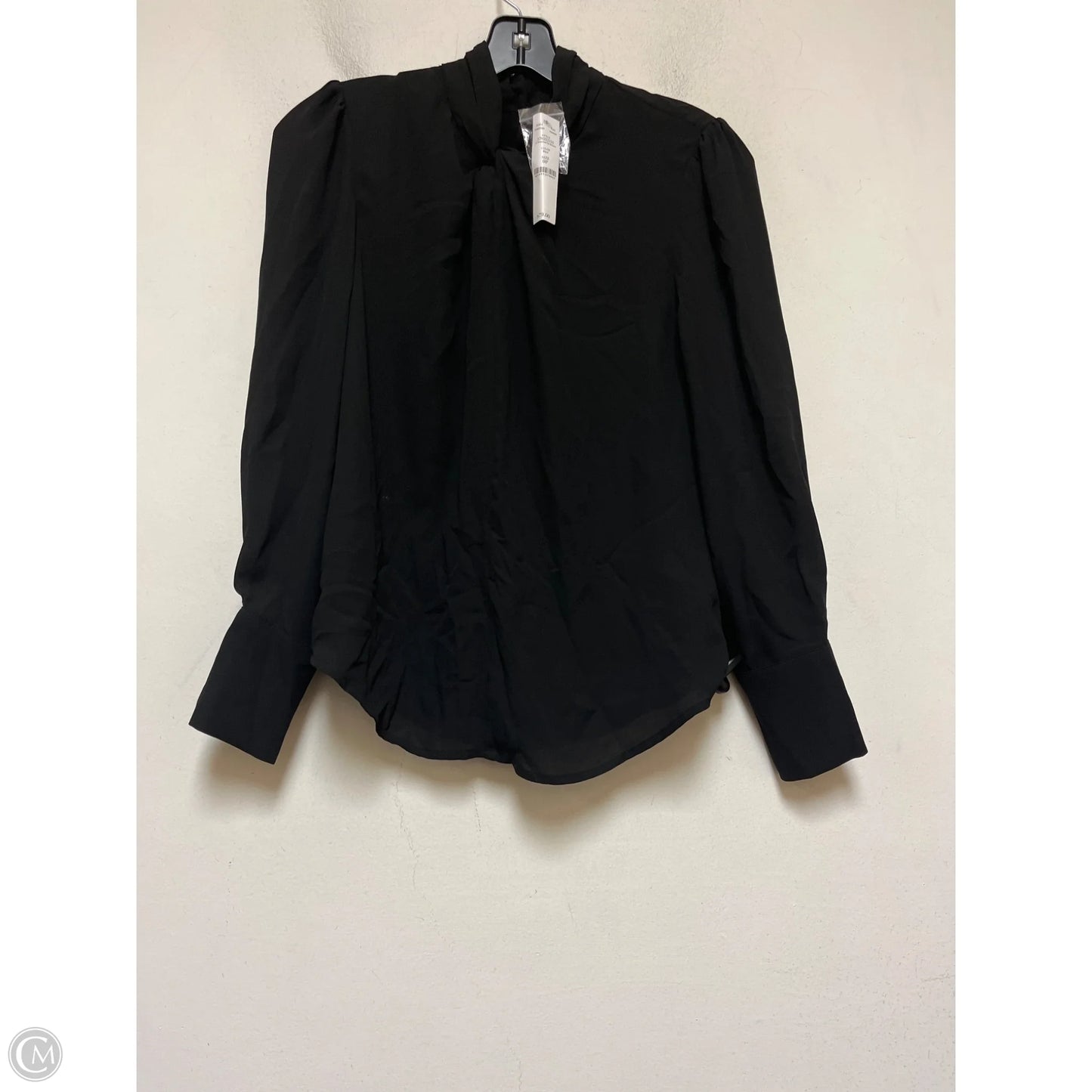 Top Long Sleeve By White House Black Market In Black, Size: Xsp
