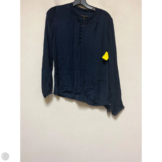 Top Long Sleeve By Banana Republic In Navy, Size: Xs