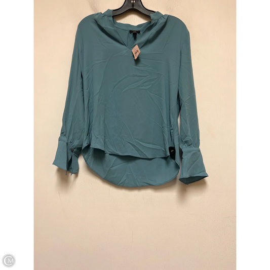 Top Long Sleeve By Ann Taylor In Teal, Size: Sp