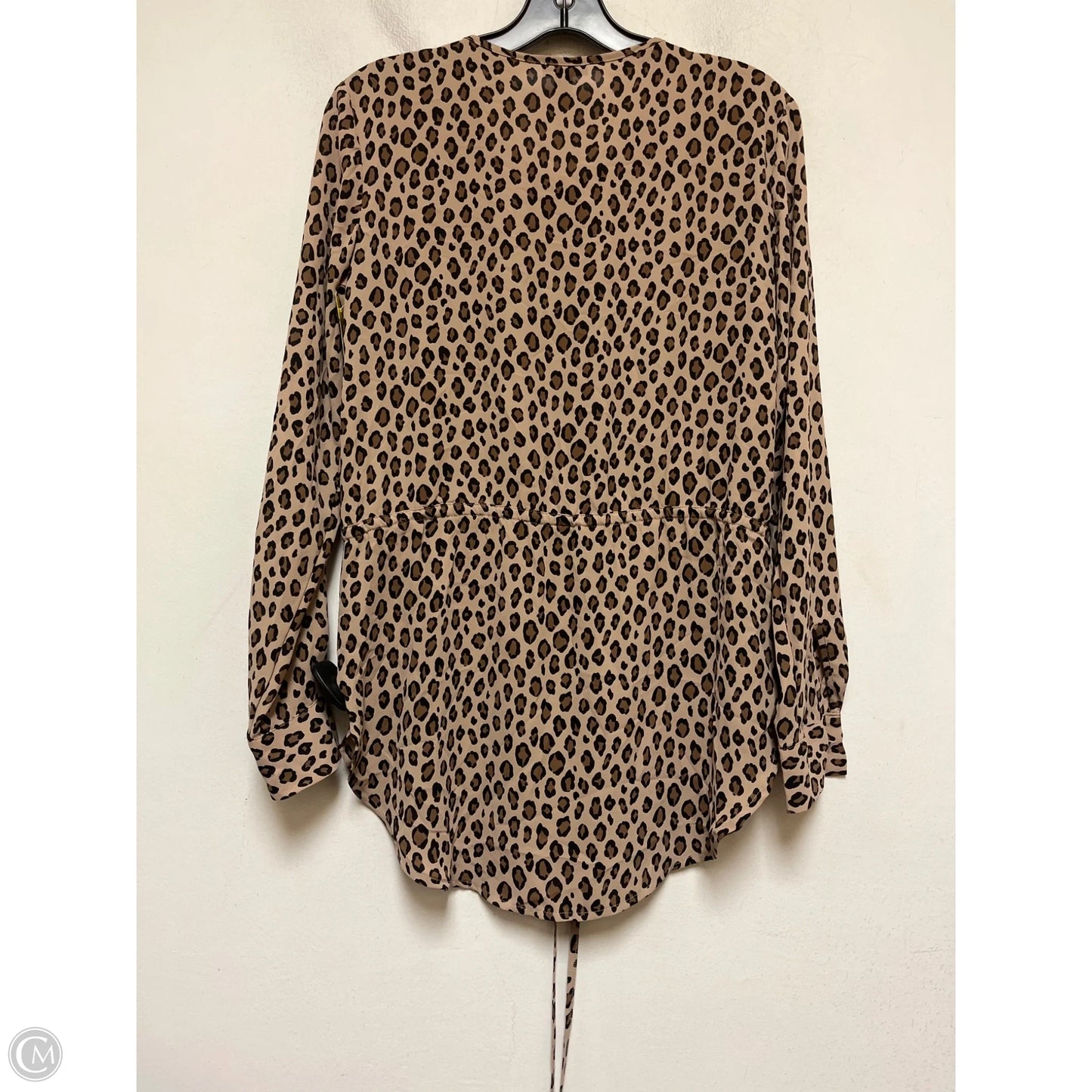 Top Long Sleeve By Ann Taylor In Animal Print, Size: Xxs
