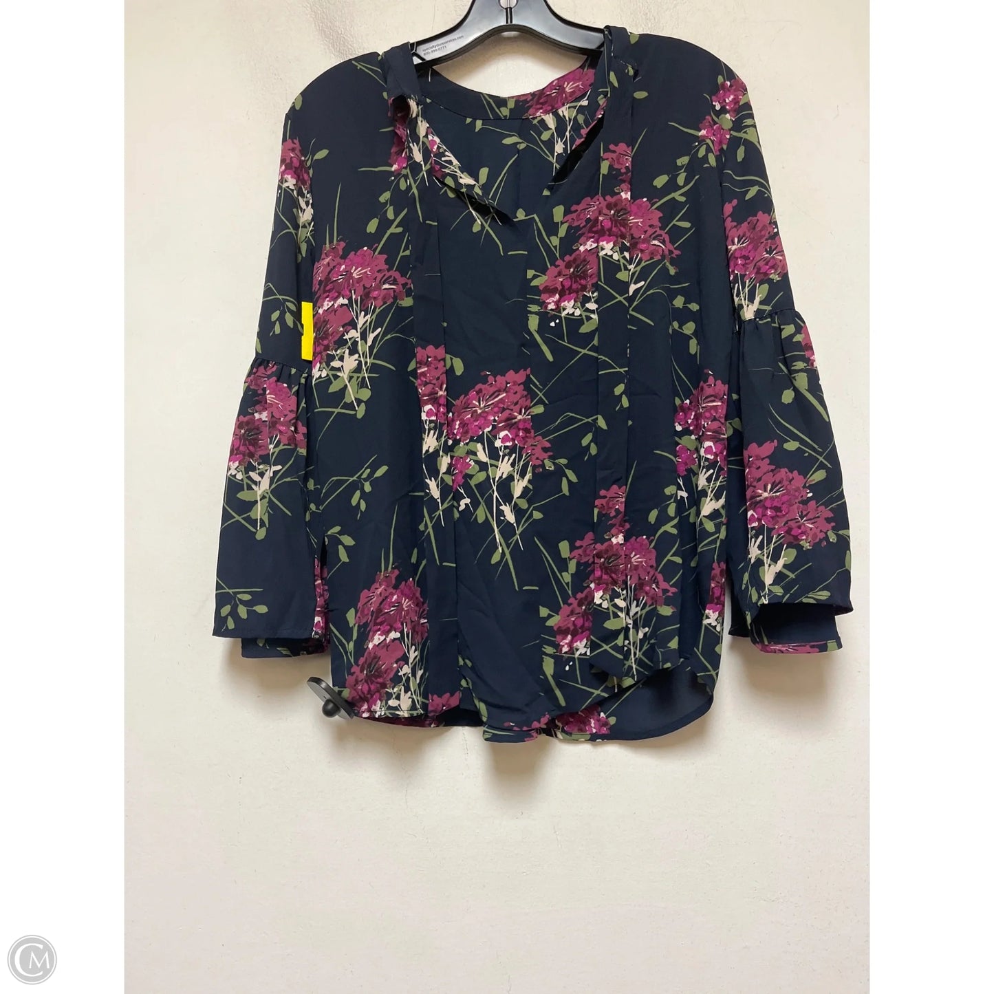 Top Long Sleeve By Loft In Navy, Size: Xs