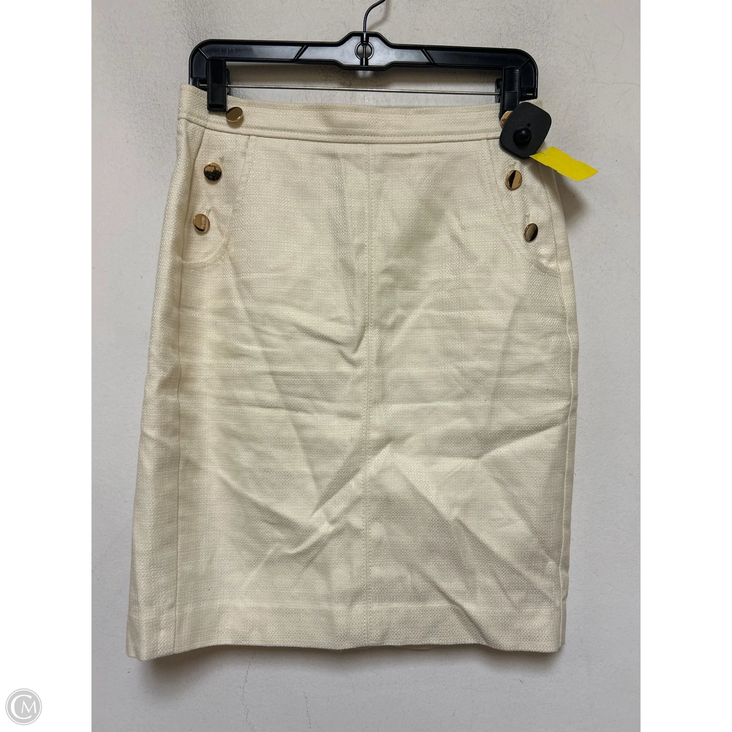 Skirt Midi By Loft In Cream, Size: 2