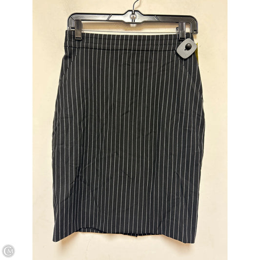 Skirt Midi By White House Black Market In Striped Pattern, Size: 0