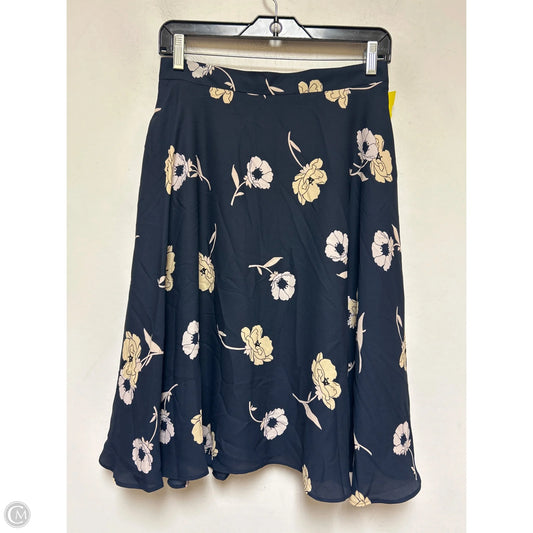 Skirt Midi By Ann Taylor In Floral Print, Size: 2