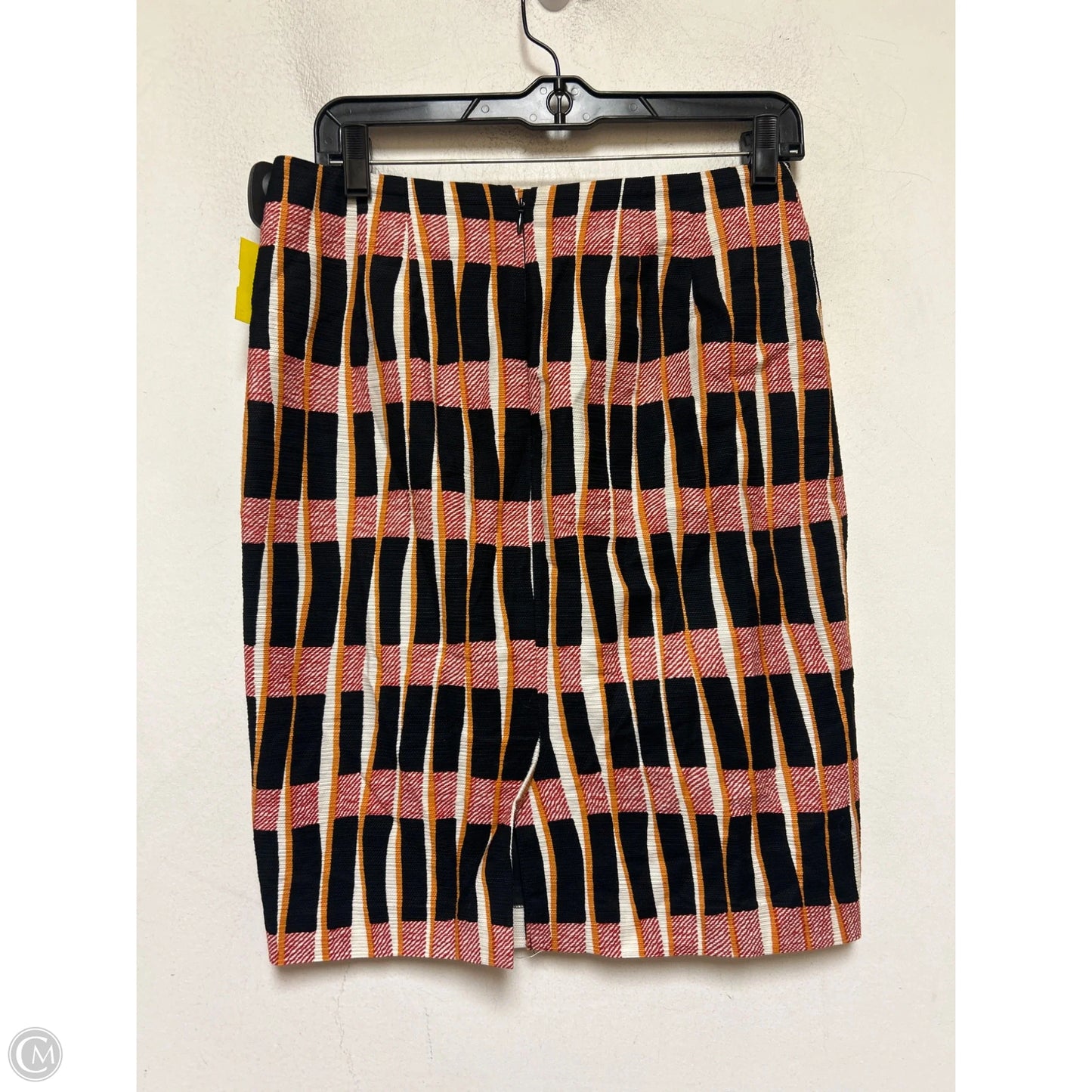 Skirt Midi By Ann Taylor In Black & Red, Size: 0
