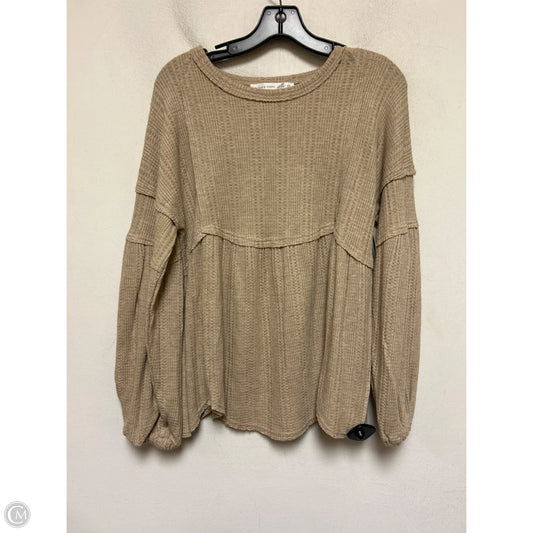 Top Long Sleeve By Altard State In Cream, Size: Xxs