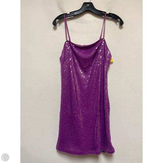 Dress Party Short By Loft In Purple, Size: 6p