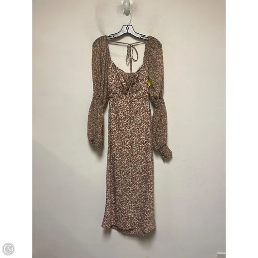 Dress Casual Midi By Free People In Floral Print, Size: S