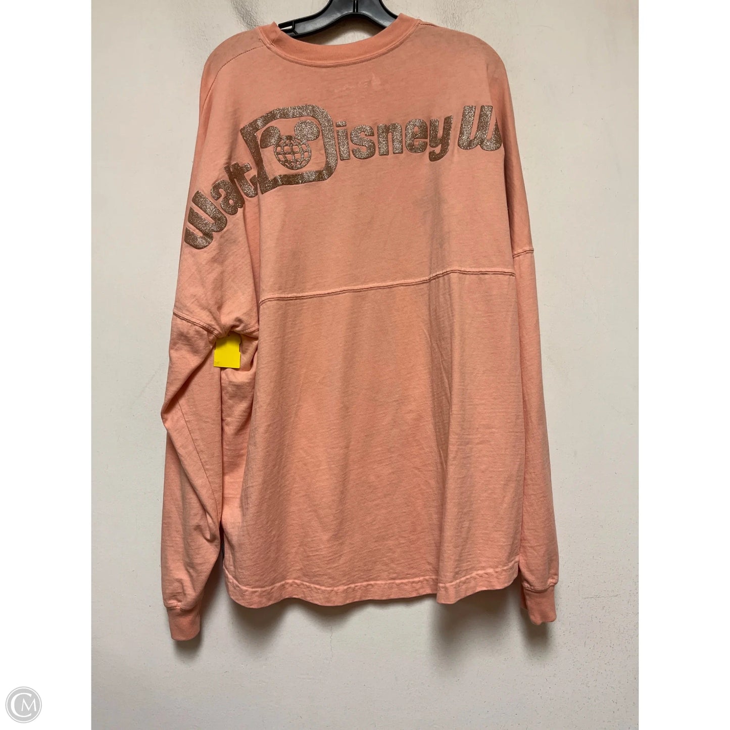 Top Long Sleeve By Disney Store In Gold & Pink, Size: L