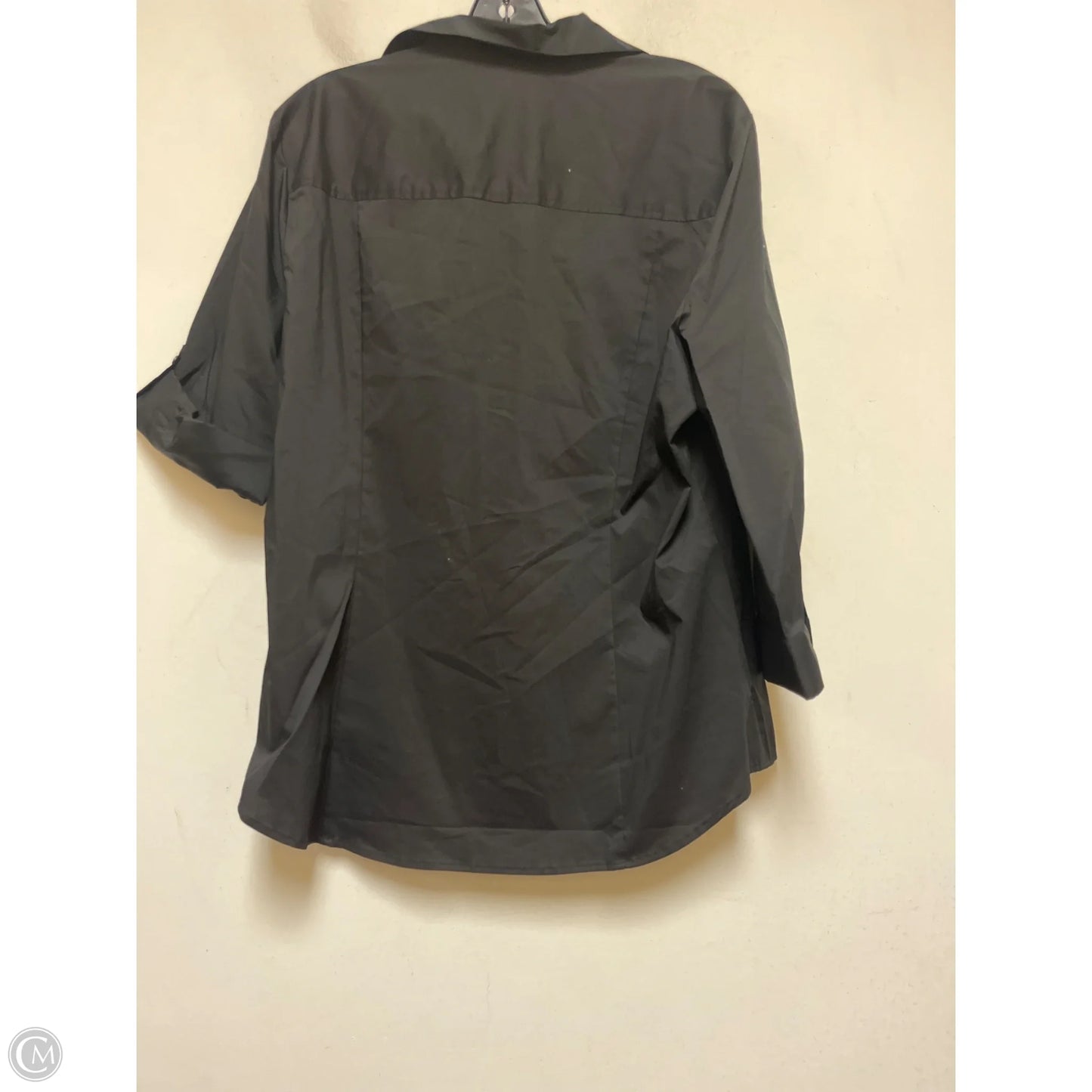 Top Short Sleeve By New York And Co In Black, Size: Xl