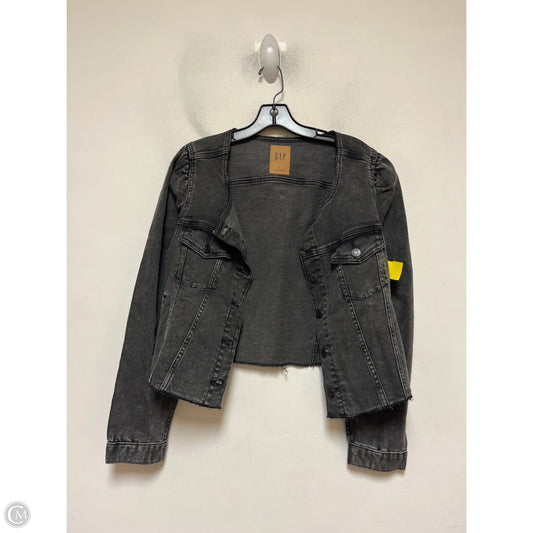 Jacket Denim By Gap In Grey Denim, Size: L