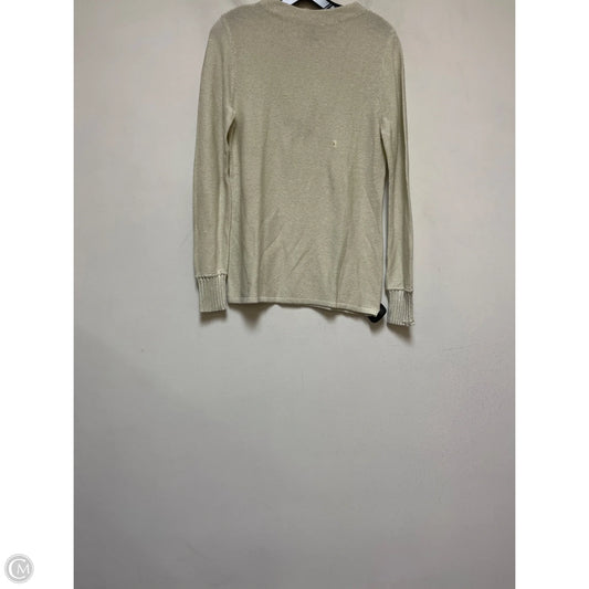 Top Long Sleeve By Ann Taylor In Cream, Size: S