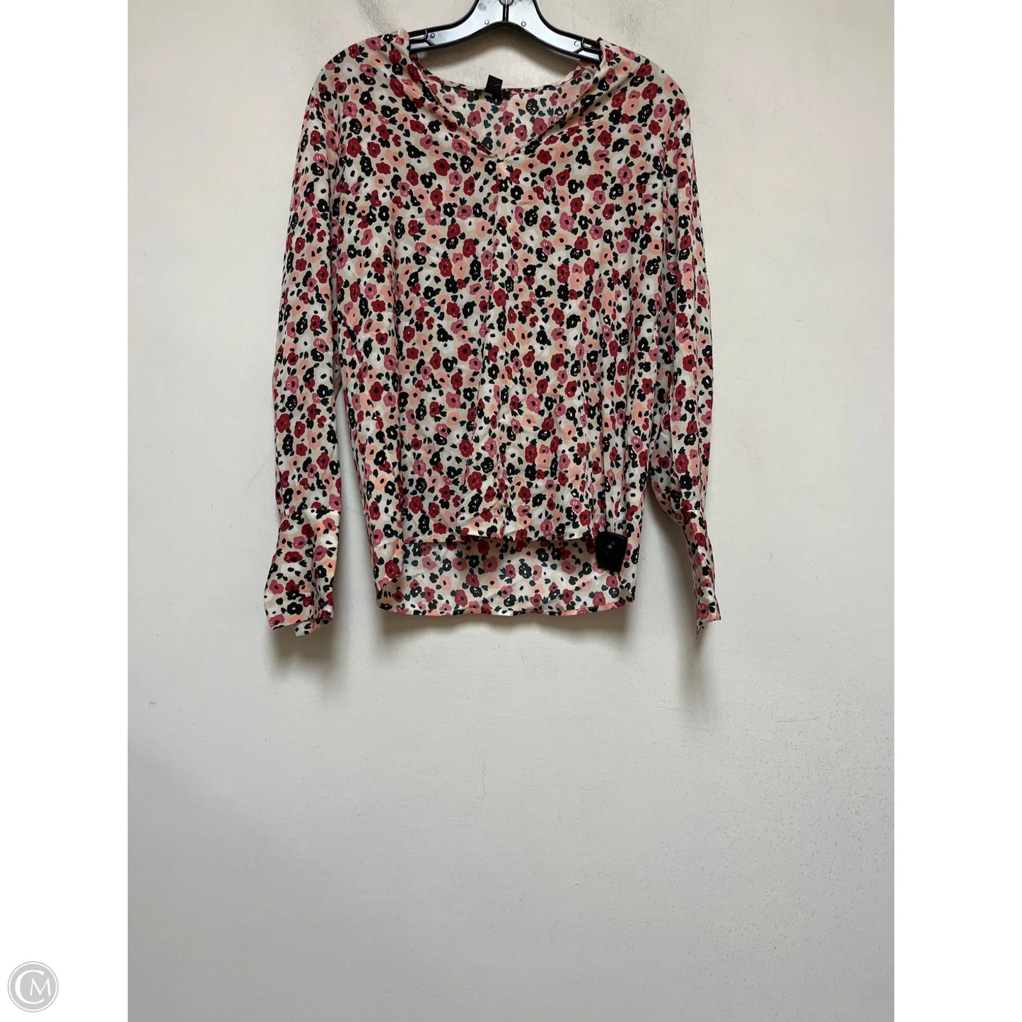 Top Long Sleeve By Ann Taylor In Floral Print, Size: Xs