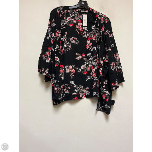 Top Short Sleeve By Loft In Floral Print, Size: Xs