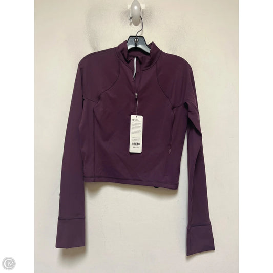 Athletic Jacket By Crz Yoga In Purple, Size: M