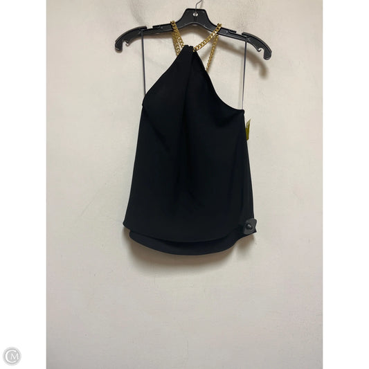 Top Sleeveless By Amanda Uprichard In Black & Gold, Size: S