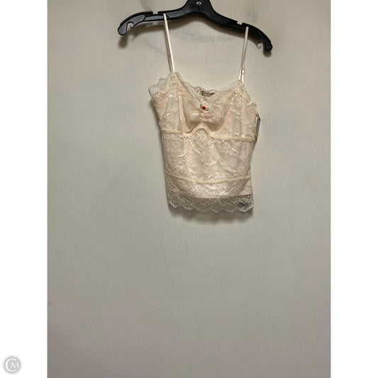 Top Sleeveless By Free People In Ivory, Size: S