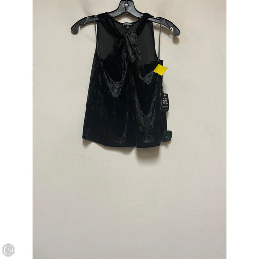 Top Sleeveless By Express In Black, Size: Xs