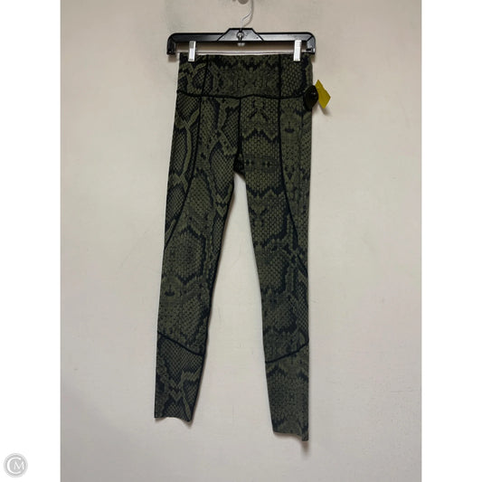 Athletic Leggings By Varley In Snakeskin Print, Size: Xs