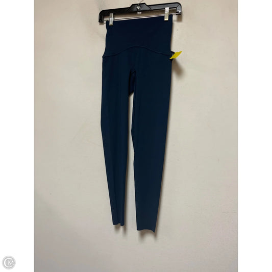 Athletic Leggings By Spanx In Navy, Size: Xs