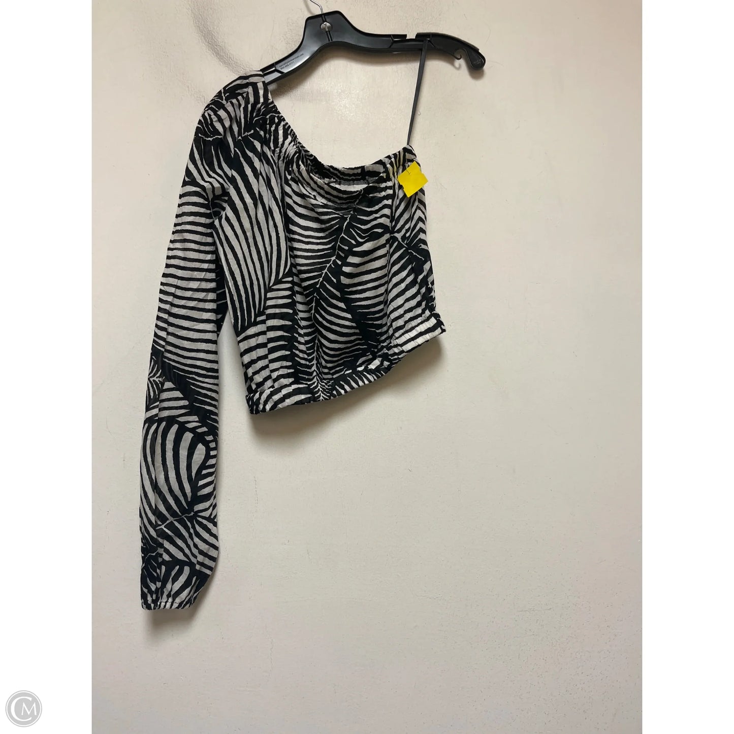 Top Long Sleeve By Ann Taylor In Zebra Print, Size: Xs